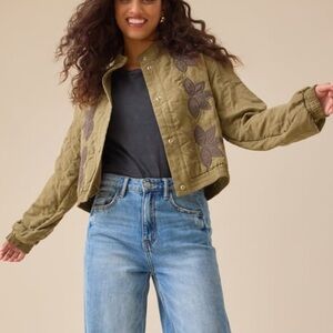 Altar’d State Solero Quilted Bomber Jacket